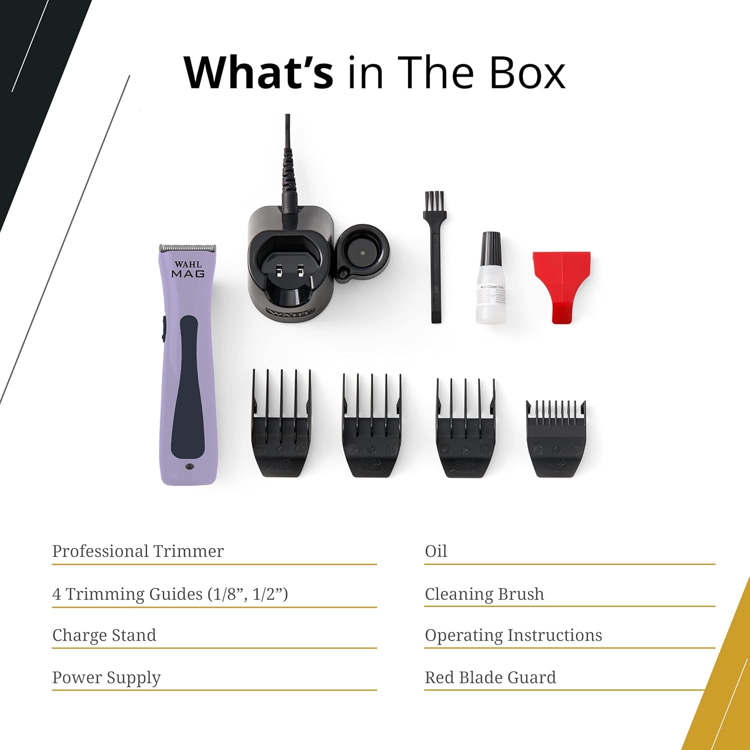 Wahl Sterling Mag Cord/Cordless Trimmer Limited Edition - Lavender