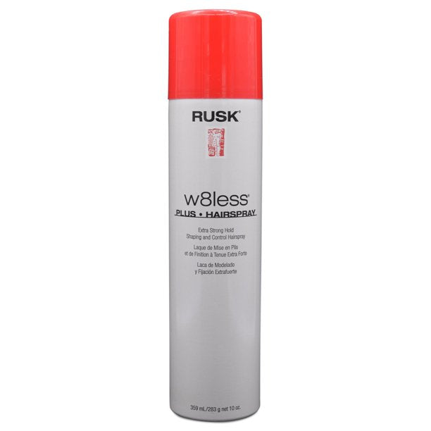 Rusk W8less Plus Hairspray Extra Strong Hold 10oz