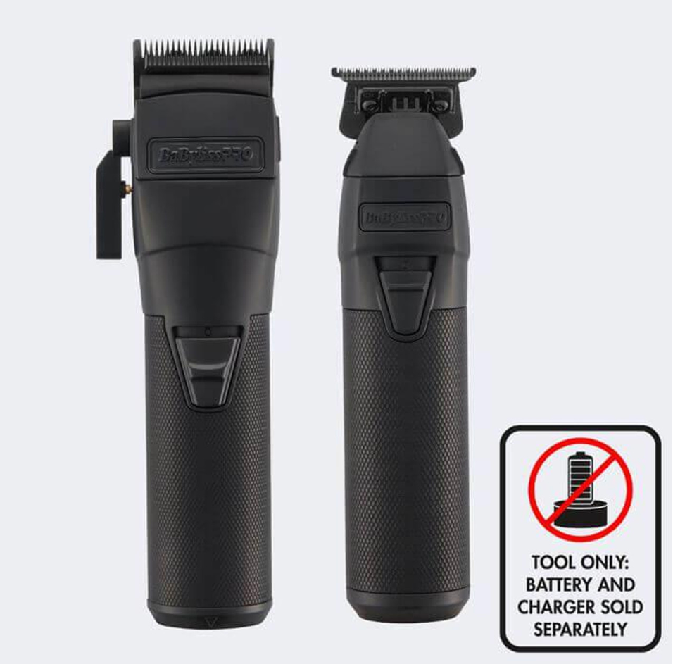 BabylissPro FXONE BlackFX Clipper/Trimmer Set - Tools Only